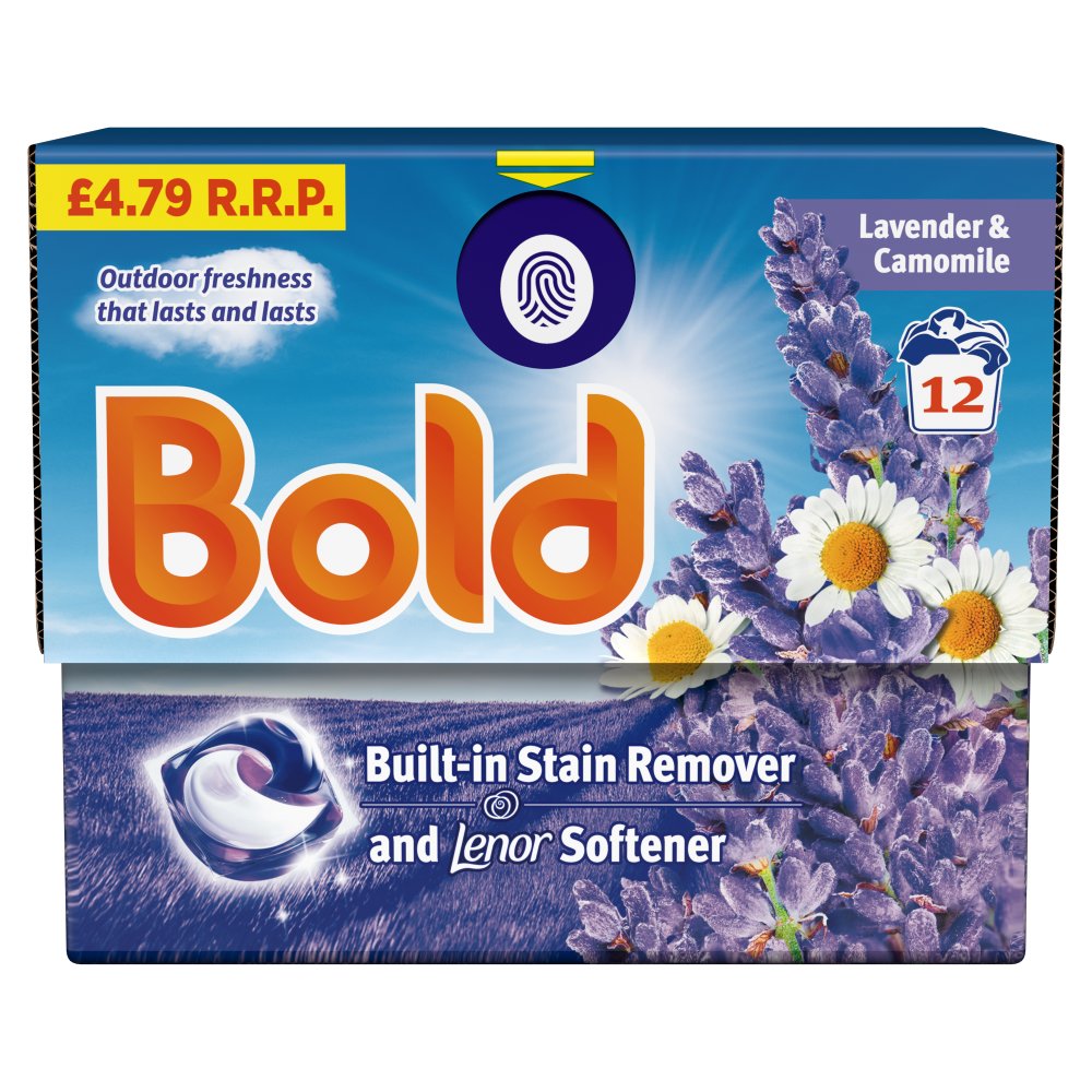 Bold All-in-1 PODS® Washing Capsules x 12s (Pack of 1)