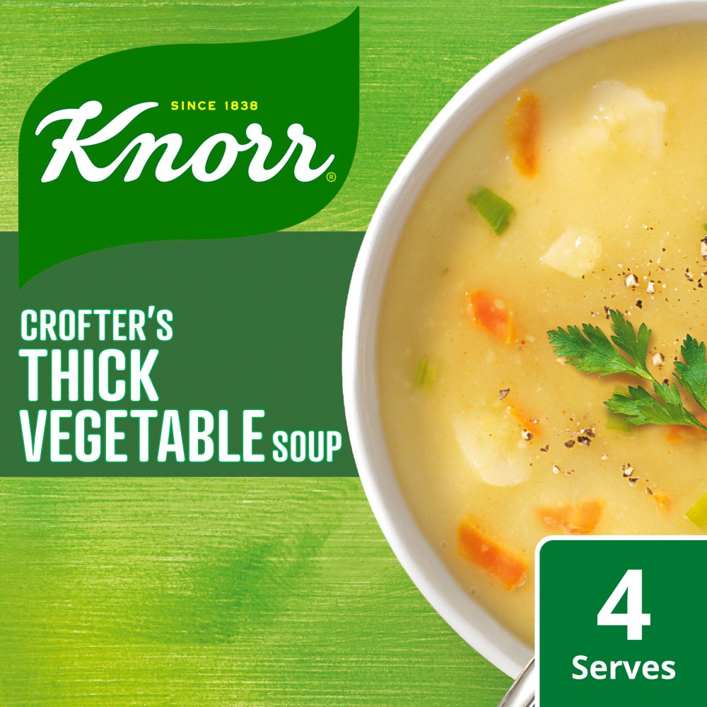 Knorr Dry Packet Soup Thick Vegetable 75g (Pack of 9)