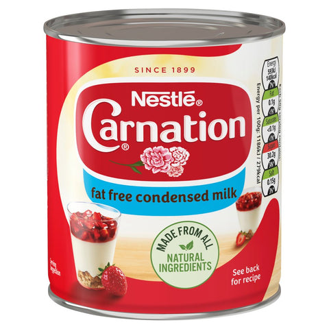 Carnation Fat Free Condensed Milk 405g Tin (Pack of 12)