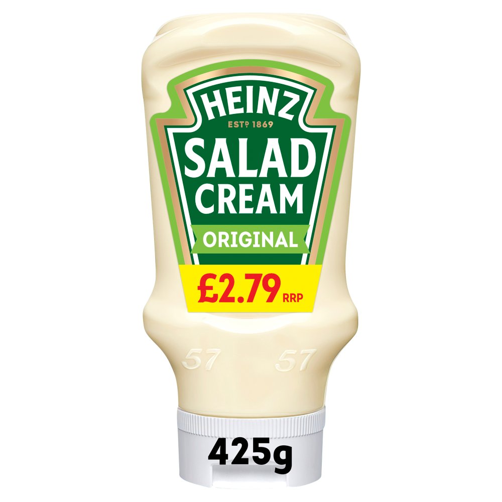 Heinz Original Salad Cream 425g (Pack of 10)