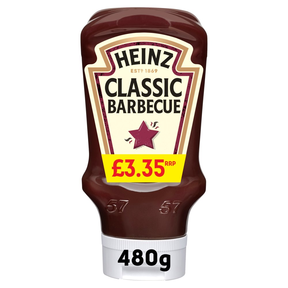 Heinz Classic BBQ Sauce PMP 480g (Pack of 5)