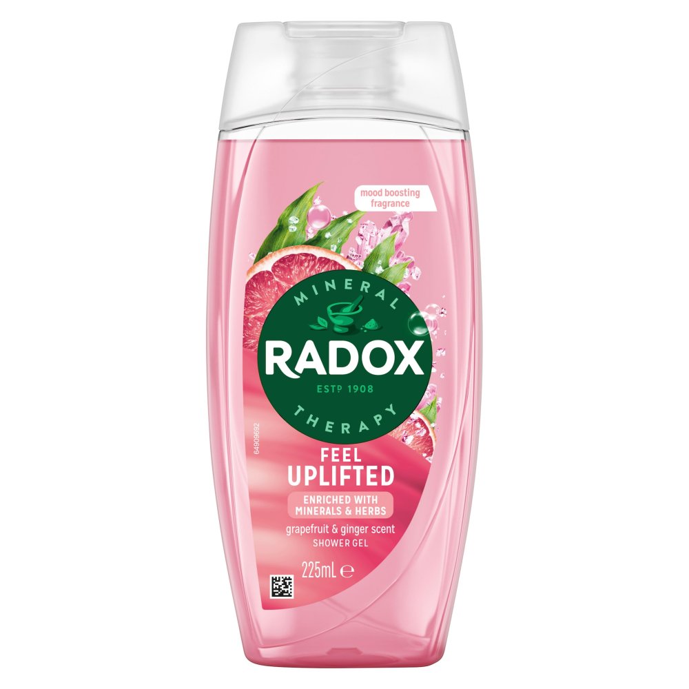 Radox Mineral Therapy Shower Gel Feel Uplifted 225 ml (Pack of 6)