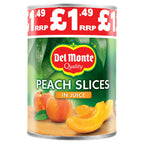Del Monte Peach Slices in Juice 415g (Pack of 6)