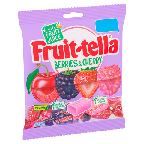 Fruit-tella Berries & Cherry 135g (Pack of 12)