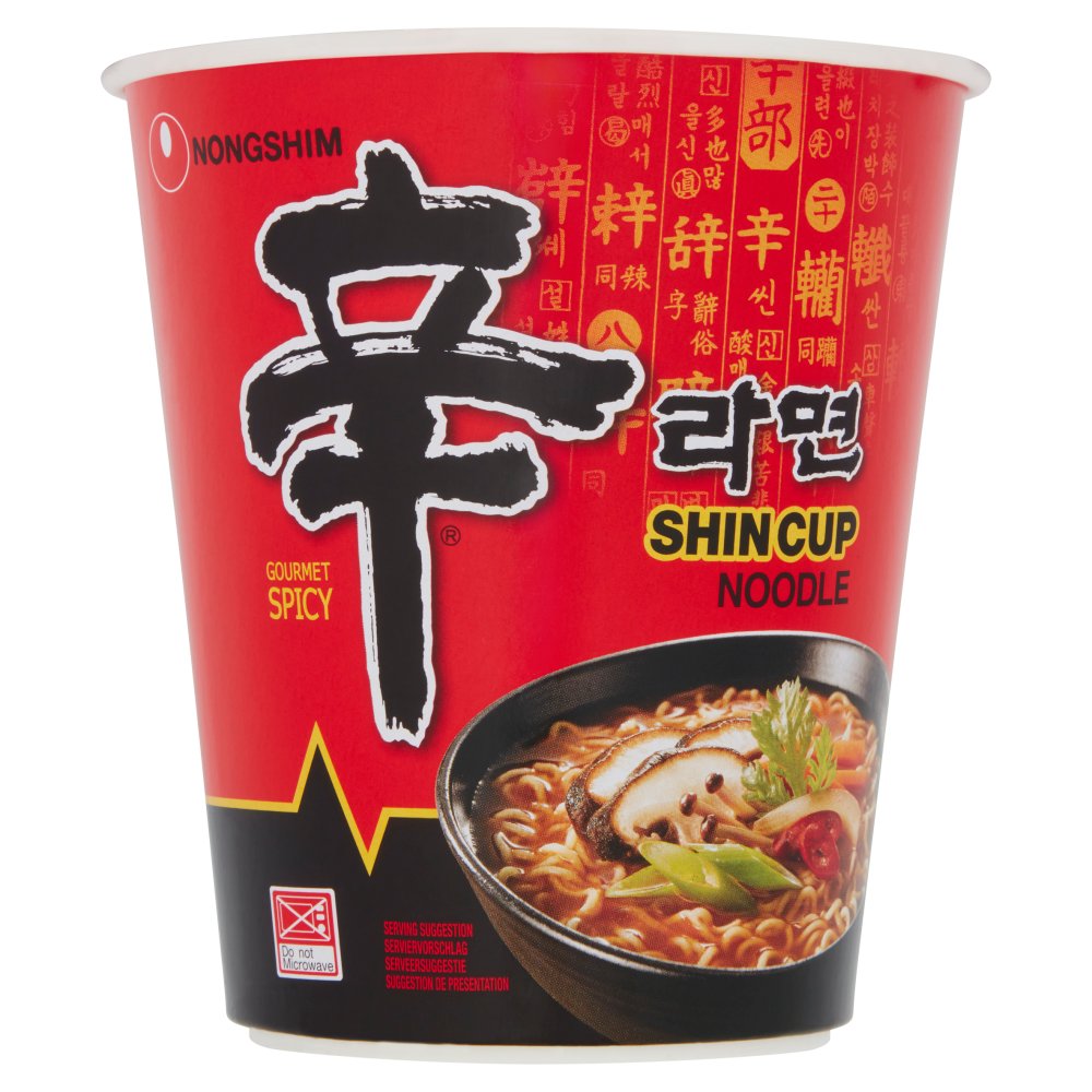 Nongshim Shin Cup Noodle 68g (Pack of 12)