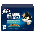 Felix As Good As It Looks Ocean Feast Selection in Jelly 12 x 85g (Pack of 4)