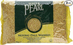 White Pearl Moong Dall Washed 2kg (Pack of 1)