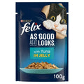 Felix As Good As It Looks with Tuna in Jelly 85g (Pack of 26)