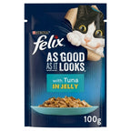 Felix As Good As It Looks with Tuna in Jelly 85g (Pack of 26)