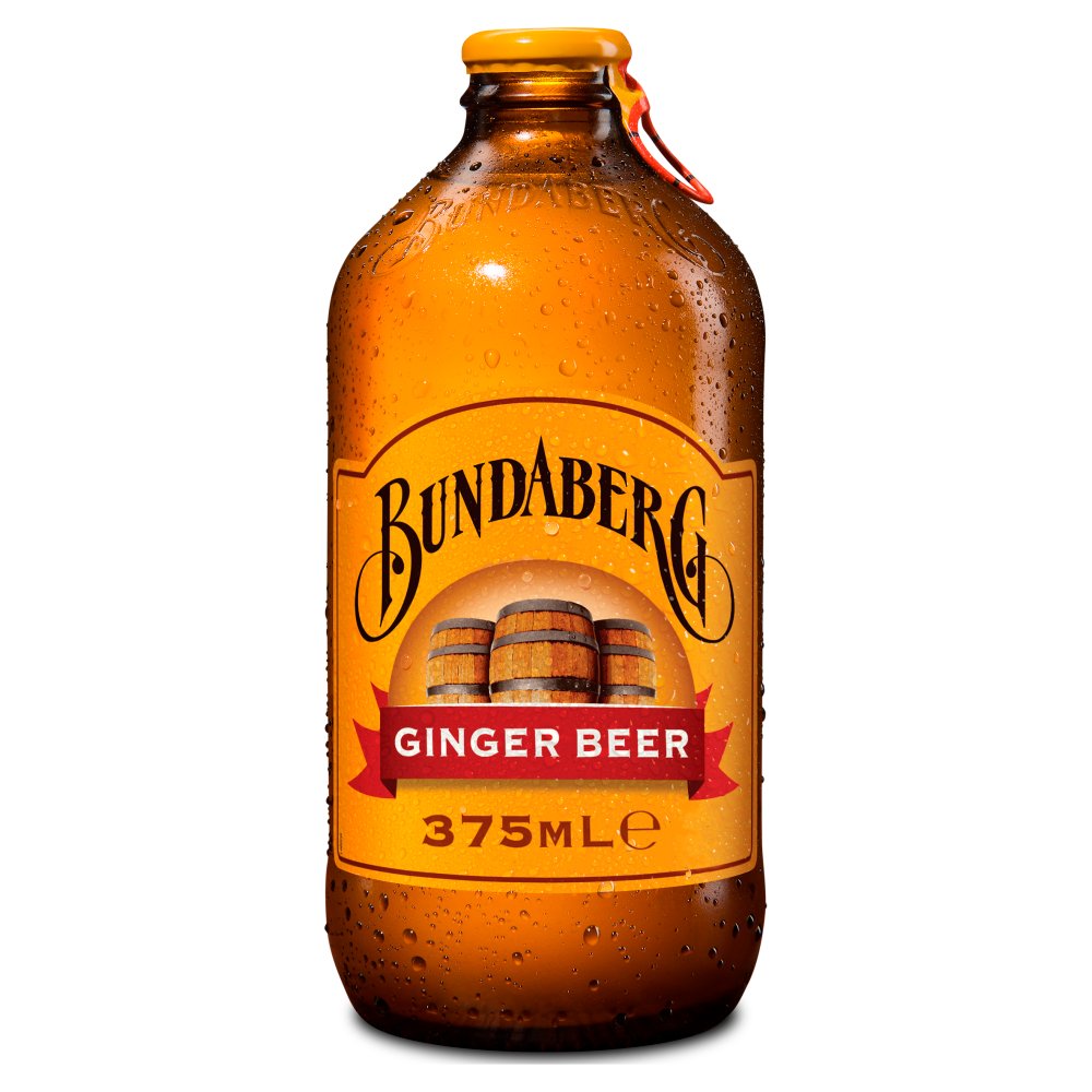Bundaberg Ginger Beer 375ml Glass Bottle (Pack of 12)