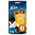 Felix Goody Bag Cat Treats Original 60g (Pack of 8)