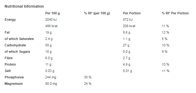 Jordans Country Crisp Chunky Nuts 400g (Pack of 6)