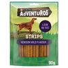 Adventuros Strips Venison Wild Flavour 90g (Pack of 6)