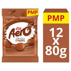 Aero Melts Milk Chocolate Sharing Bag 80g (Pack of 12)
