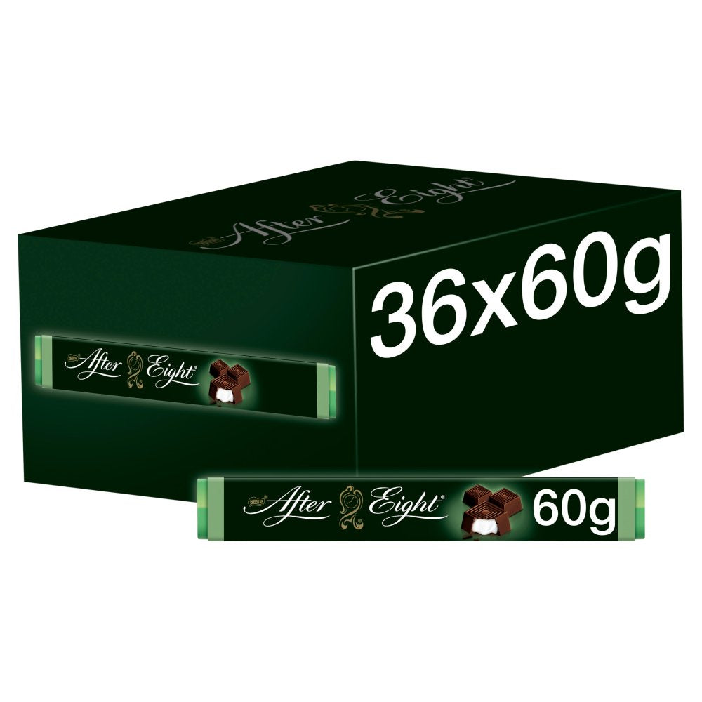 After Eight Bitesize Dark Mint Chocolate Tube 60g (Pack of 36)