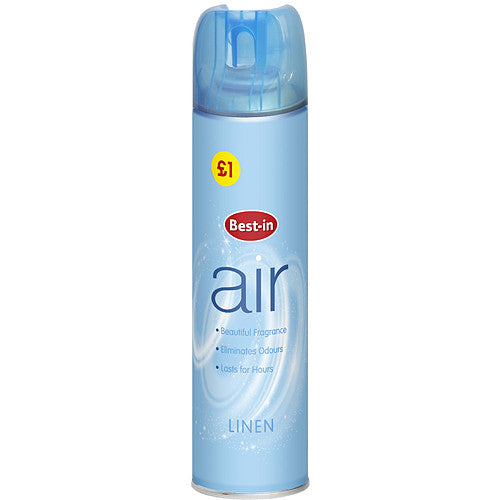 Bestin Air Freshener Linen 240ml (Pack of 6)