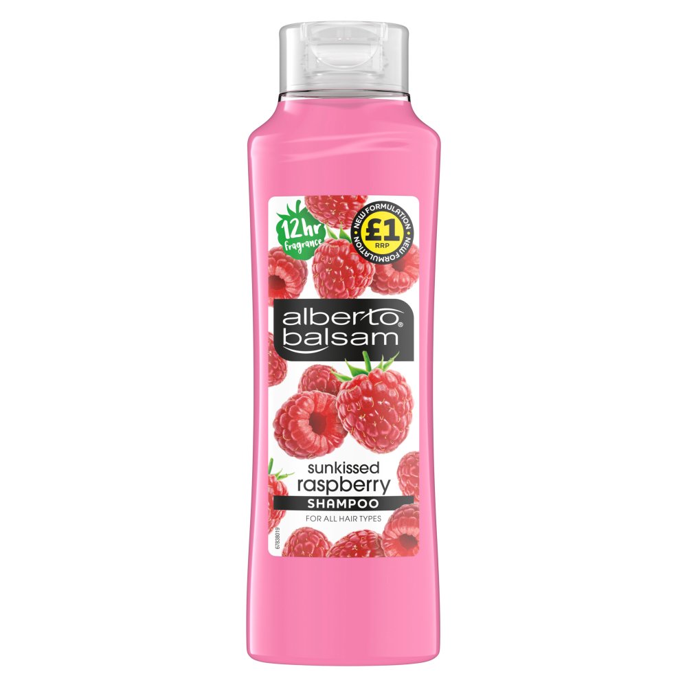 Alberto Balsam Sunkissed Raspberry Shampoo 350ml (Pack of 6)