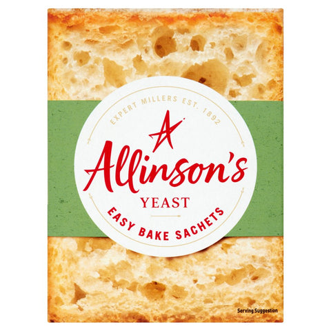 Allinson's Yeast 6 Sachets x 7g (42g) (Pack of 12)