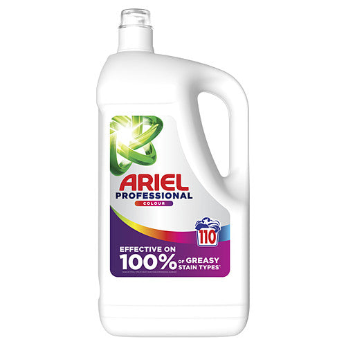 Ariel Professional Washing Liquid Laundry Detergent Colour 110 Washes, 4.95kg (Pack of 1)