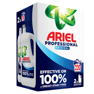 Ariel Professional Washing Liquid Laundry Detergent Original 110 washes, 4.95kg