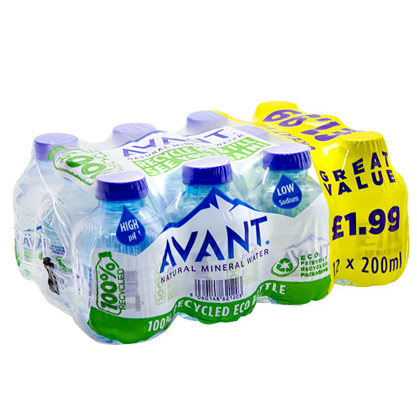 Avant Mineral Water Sports Cap 200ml (Pack of 12)