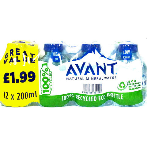 Avant Mineral Water 200ml (Pack of 12)