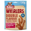 BAKERS Dog Treat Bacon and Cheese Whirlers 130g (Pack of 6)