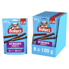 BAKERS Dog Treats Mixed Variety Rewards 100g (Pack of 8)