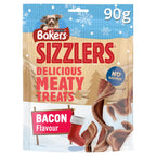 Bakers Sizzlers Delicious Meaty Treats 90g (Pack of 6)
