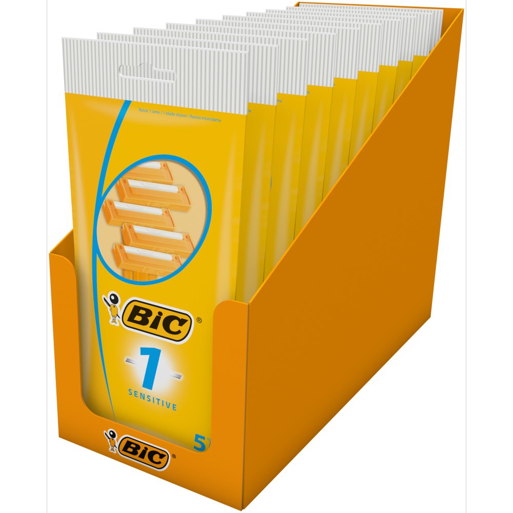 BIC 1 Sensitive P5 - 75g (Pack of 10)