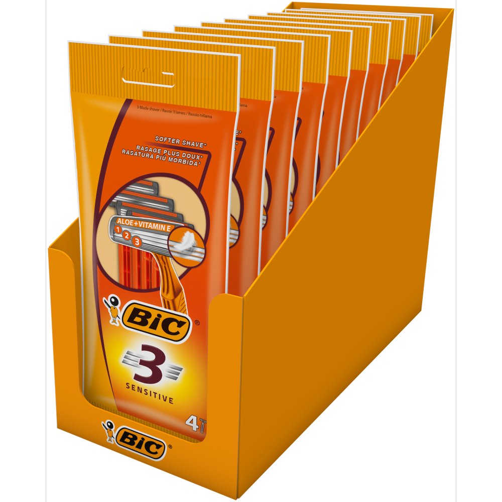 BIC 3 Sensitive P4 (Pack of 10)