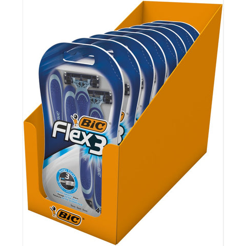 BIC Flex 3 BL4 (Pack of 8)