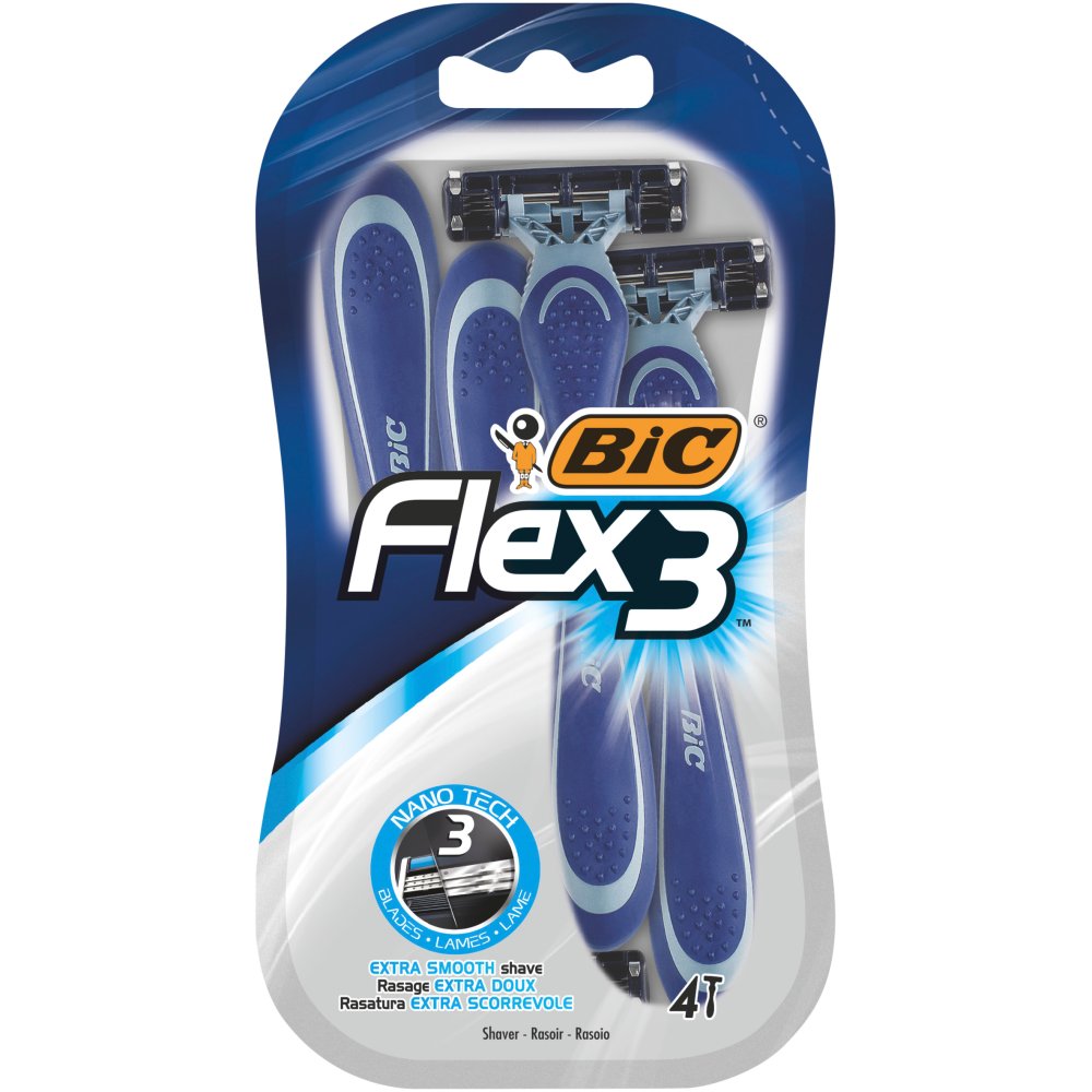 BIC Flex 3 BL4 (Pack of 8)