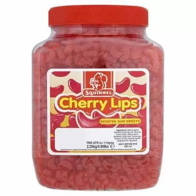 Squirrel Cherry Lips 100g Bag