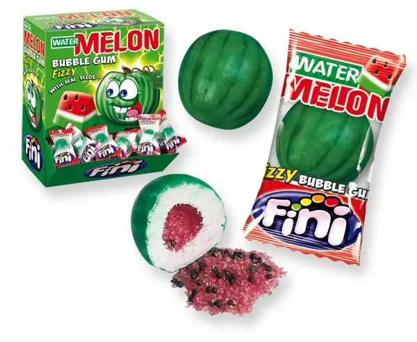 Fini Watermelon Fizzy Bubblegum 1Kg ( pack of 1 )