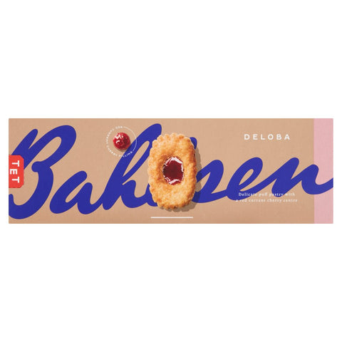 Bahlsen Deloba Red Currant Cherry Filling Puff Pastry 100g (Pack of 12)