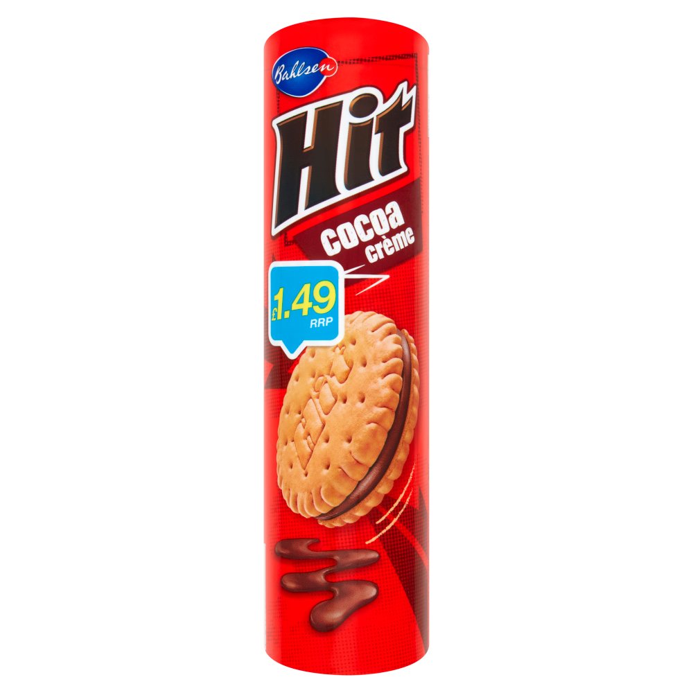 Bahlsen Hit Cocoa Crème 220g (Pack of 12)