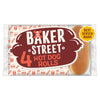 Baker Street 4 Hot Dog Rolls Pre-Cut 250g (Pack of 1)