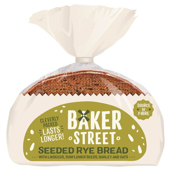 Baker Street Seeded Rye Bread 500g (Pack of 1)
