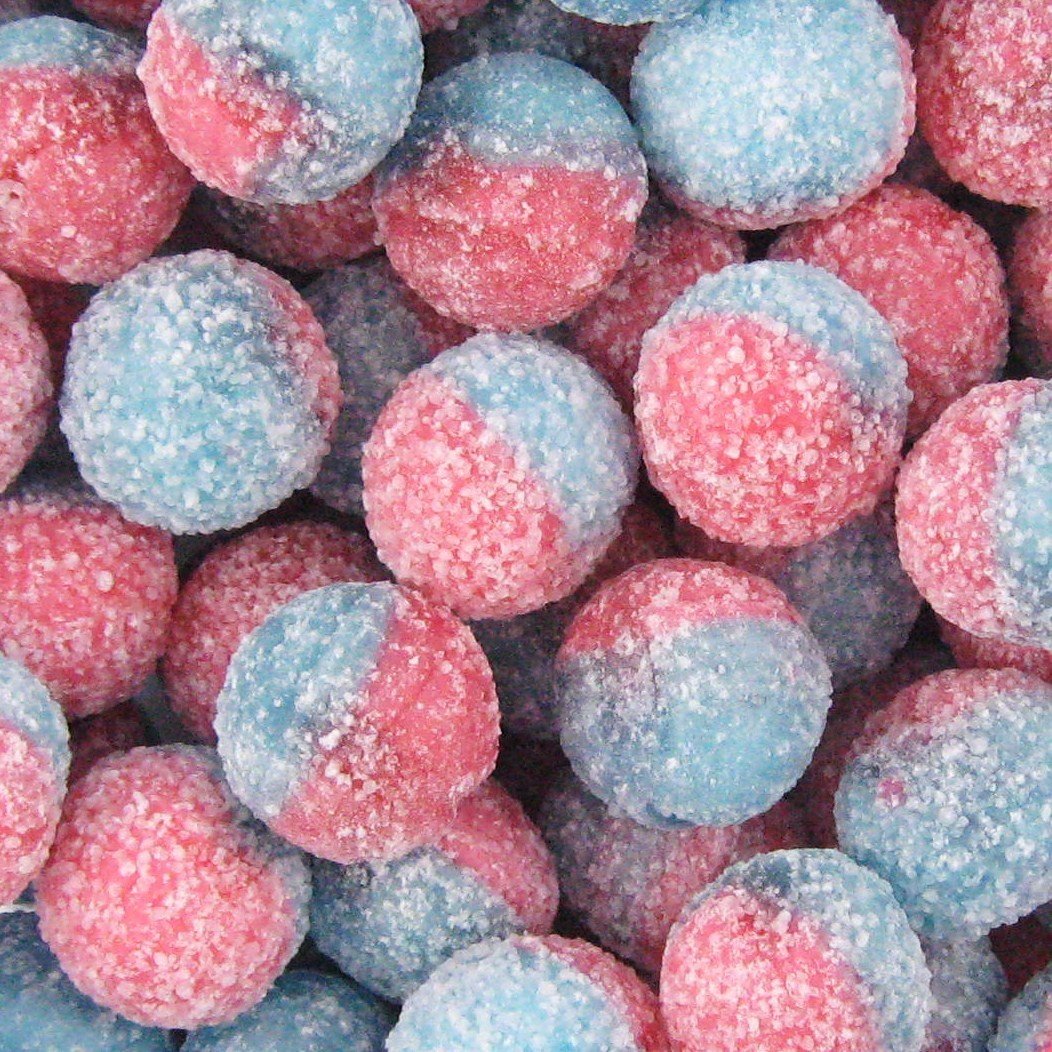 Barnetts Mega Sour Bubblegum 1kg (Pack of 1)