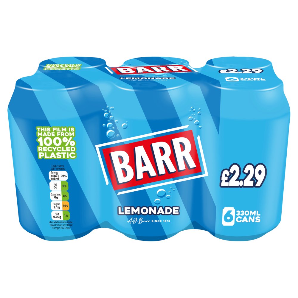Barr Lemonade 330ml (Pack of 24)