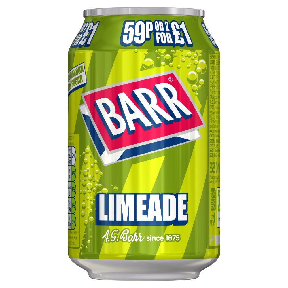 Barr Limeade 330ml (Pack of 24)