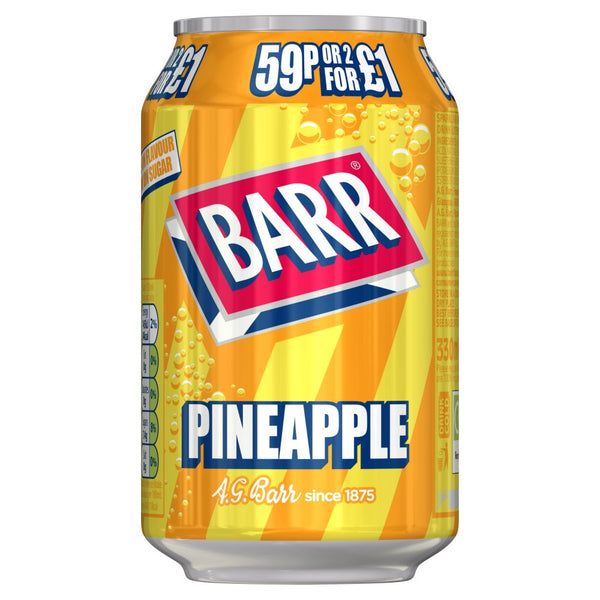 Barr Pineapple 330ml (Pack of 24)