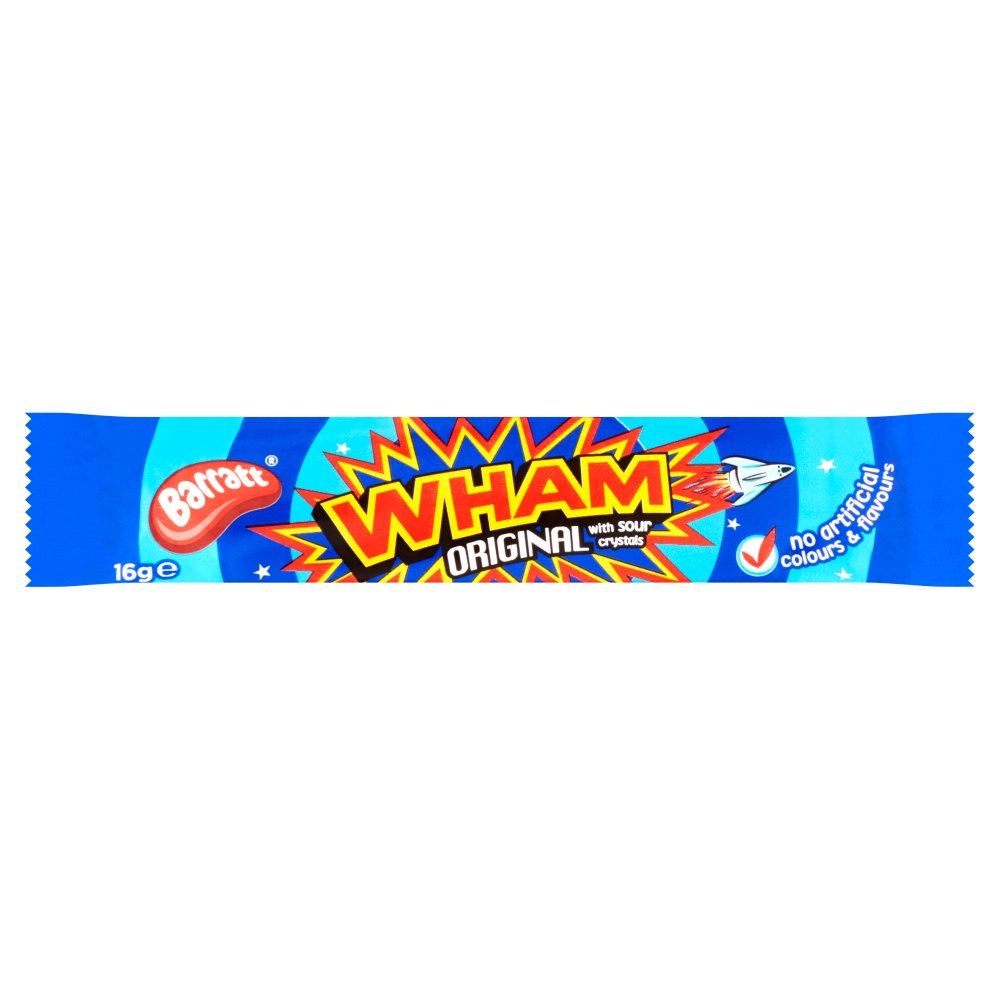 Barratt Wham Original with Sour Crystals 16g (Pack of 60)