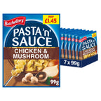 Batchelors Pasta 'n' Sauce Chicken & Mushroom Flavour Pasta Sachet 99g (Pack of 7)