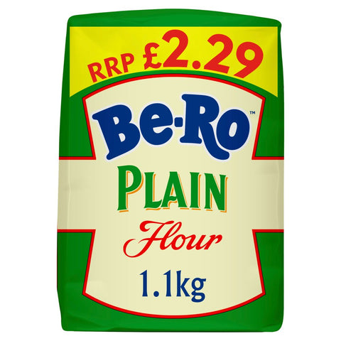 Be-Ro Plain Flour 1.1kg (Pack of 10)