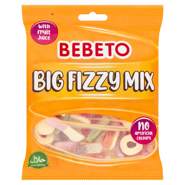 Bebeto Big Fizzy Mix 150g (Pack of 10)