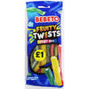Bebeto Twisted Fruity Pencils 140g (Pack of 12)