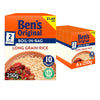 Bens Original Boil In Bag Long Grain Rice 125g x 2 (Pack of 6)