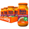 Bens Original Medium Curry Sauce 440g (Pack of 6)